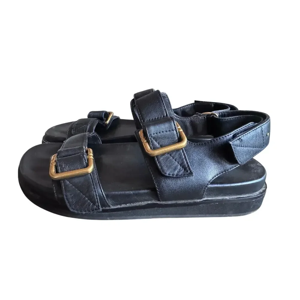 Frankie4 Thompson sandal women’s sz 7 black - Picture 2 of 9